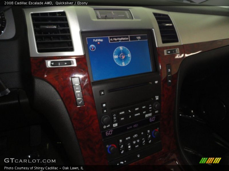 Quicksilver / Ebony 2008 Cadillac Escalade AWD