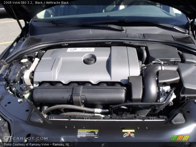 Black / Anthracite Black 2008 Volvo S80 3.2