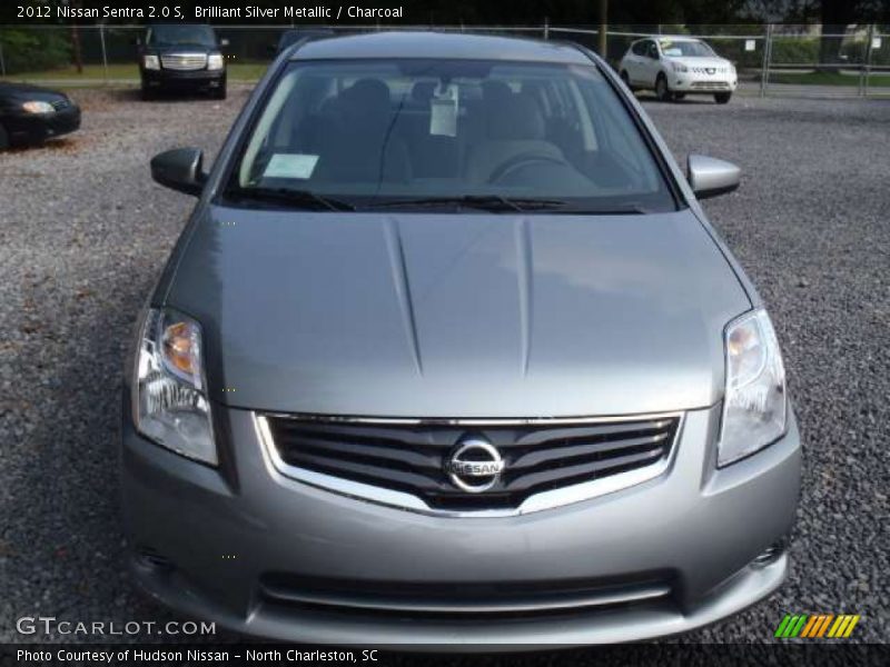 Brilliant Silver Metallic / Charcoal 2012 Nissan Sentra 2.0 S