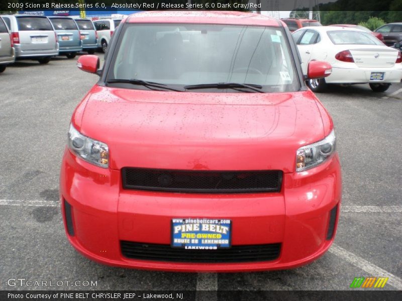 Absolutely Red / Release Series 6.0 Dark Gray/Red 2009 Scion xB Release Series 6.0
