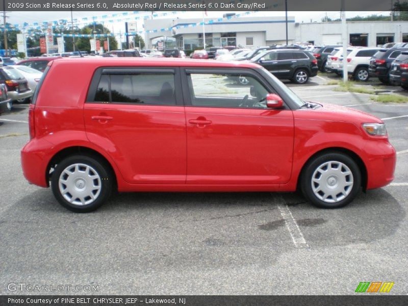 Absolutely Red / Release Series 6.0 Dark Gray/Red 2009 Scion xB Release Series 6.0