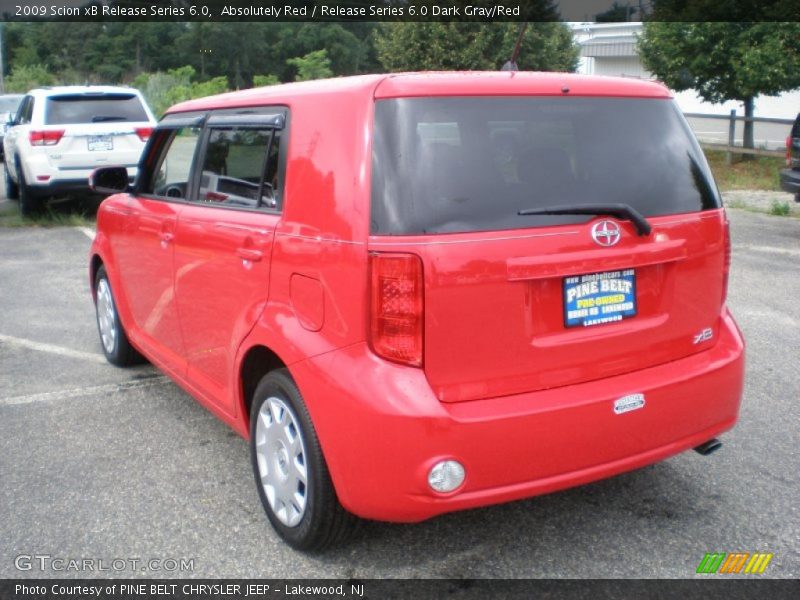 Absolutely Red / Release Series 6.0 Dark Gray/Red 2009 Scion xB Release Series 6.0