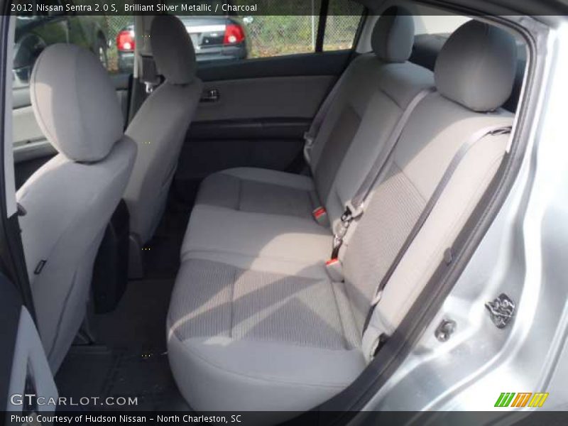 Brilliant Silver Metallic / Charcoal 2012 Nissan Sentra 2.0 S