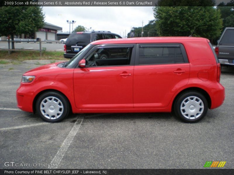 Absolutely Red / Release Series 6.0 Dark Gray/Red 2009 Scion xB Release Series 6.0