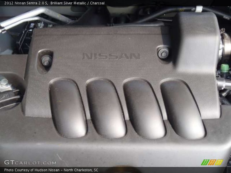 Brilliant Silver Metallic / Charcoal 2012 Nissan Sentra 2.0 S