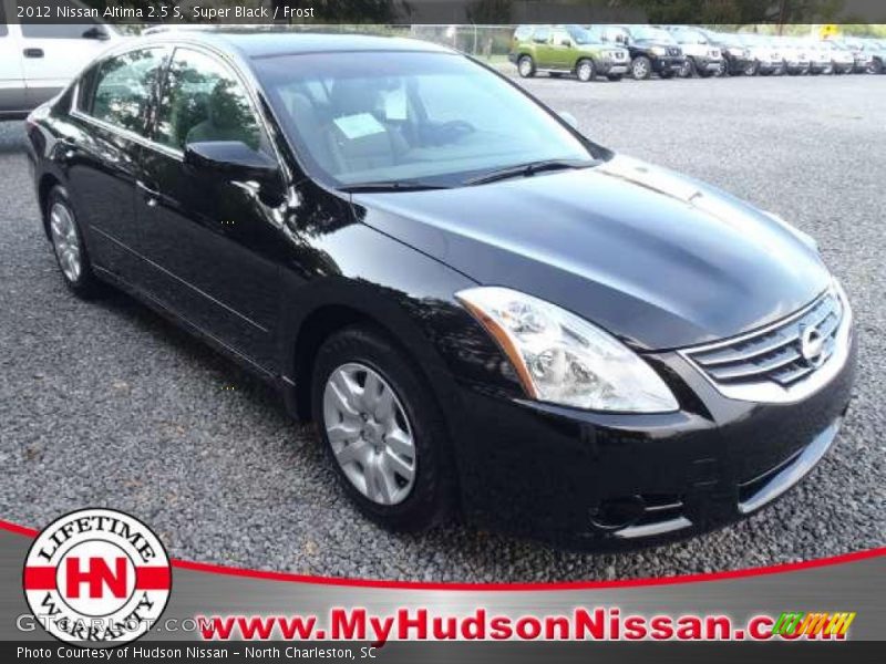 Super Black / Frost 2012 Nissan Altima 2.5 S