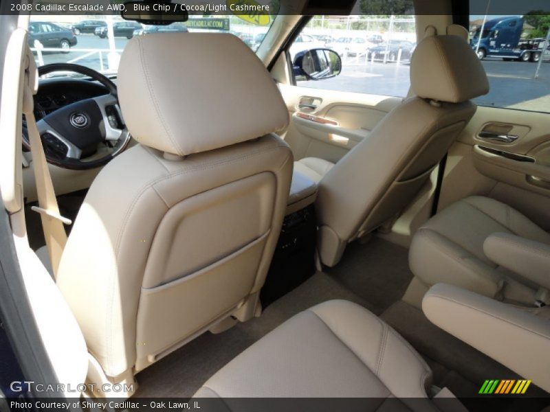 Blue Chip / Cocoa/Light Cashmere 2008 Cadillac Escalade AWD