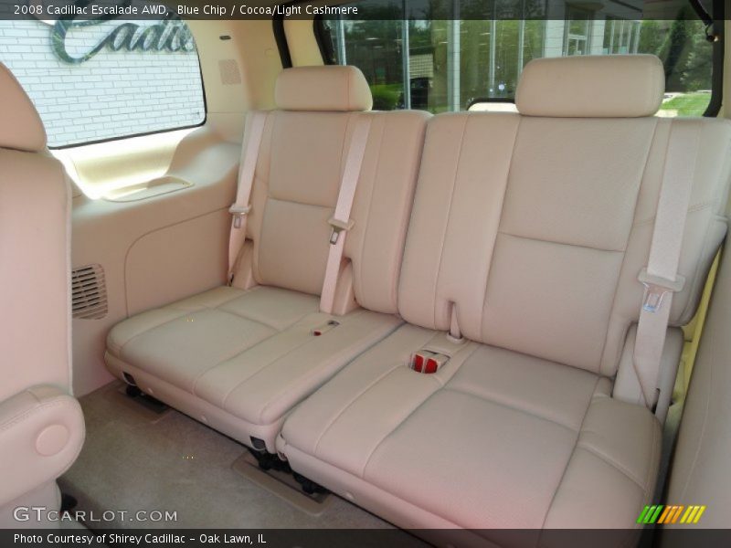 Blue Chip / Cocoa/Light Cashmere 2008 Cadillac Escalade AWD