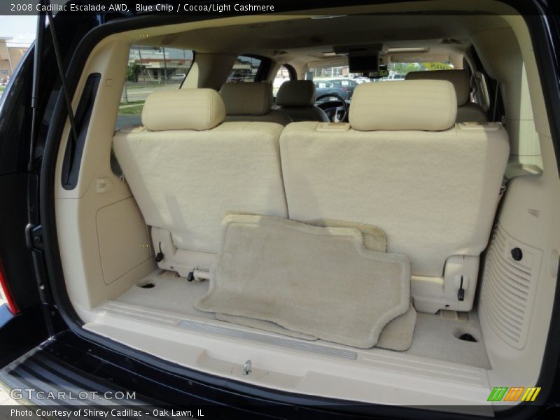 Blue Chip / Cocoa/Light Cashmere 2008 Cadillac Escalade AWD