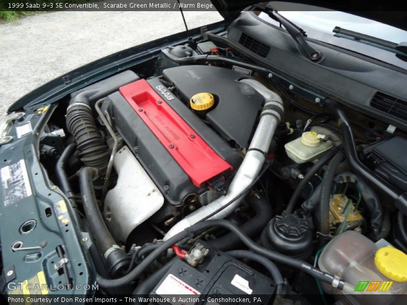  1999 9-3 SE Convertible Engine - 2.0 Liter Turbocharged DOHC 16-Valve 4 Cylinder