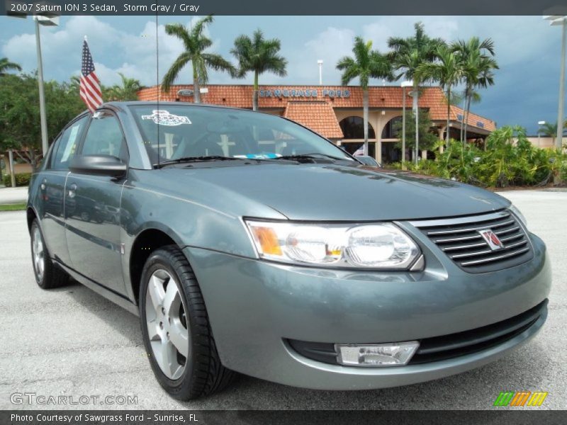 Front 3/4 View of 2007 ION 3 Sedan