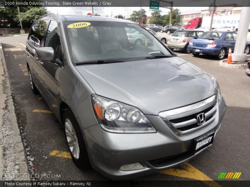 Slate Green Metallic / Gray 2006 Honda Odyssey Touring