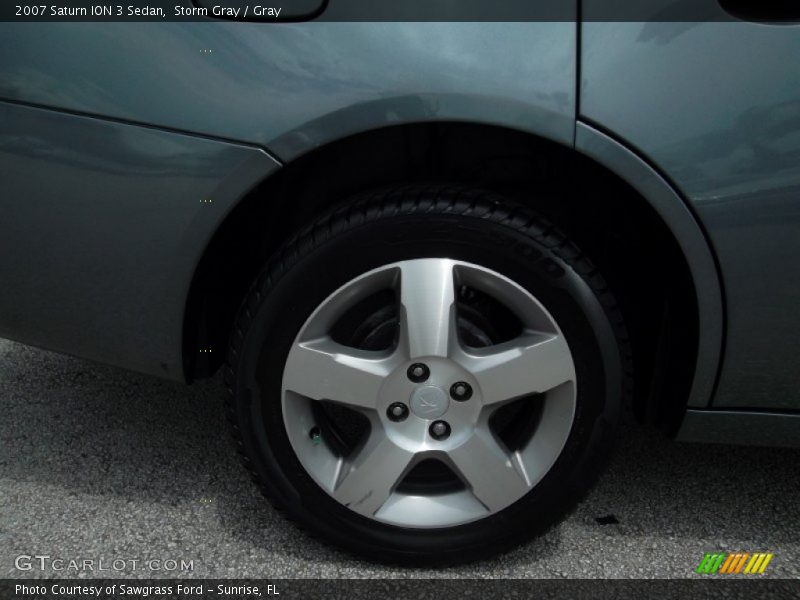 Storm Gray / Gray 2007 Saturn ION 3 Sedan