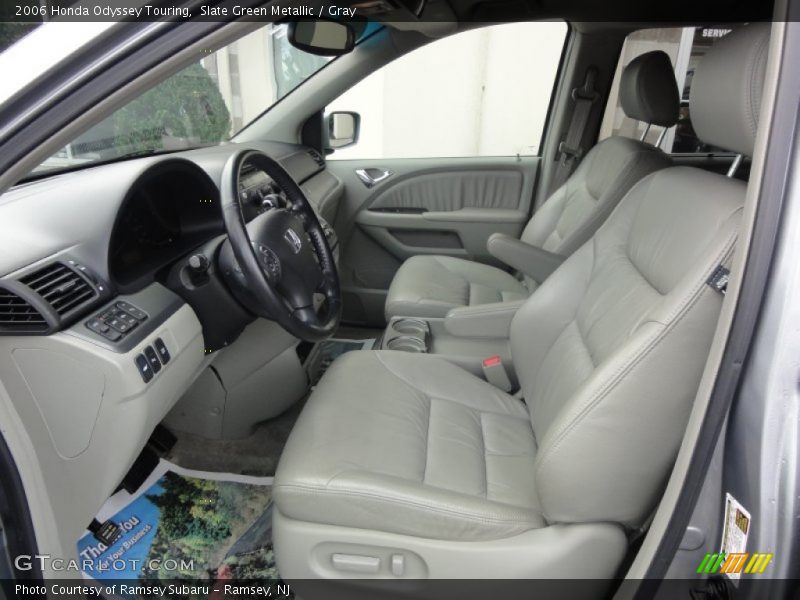 Slate Green Metallic / Gray 2006 Honda Odyssey Touring