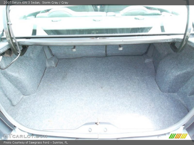Storm Gray / Gray 2007 Saturn ION 3 Sedan