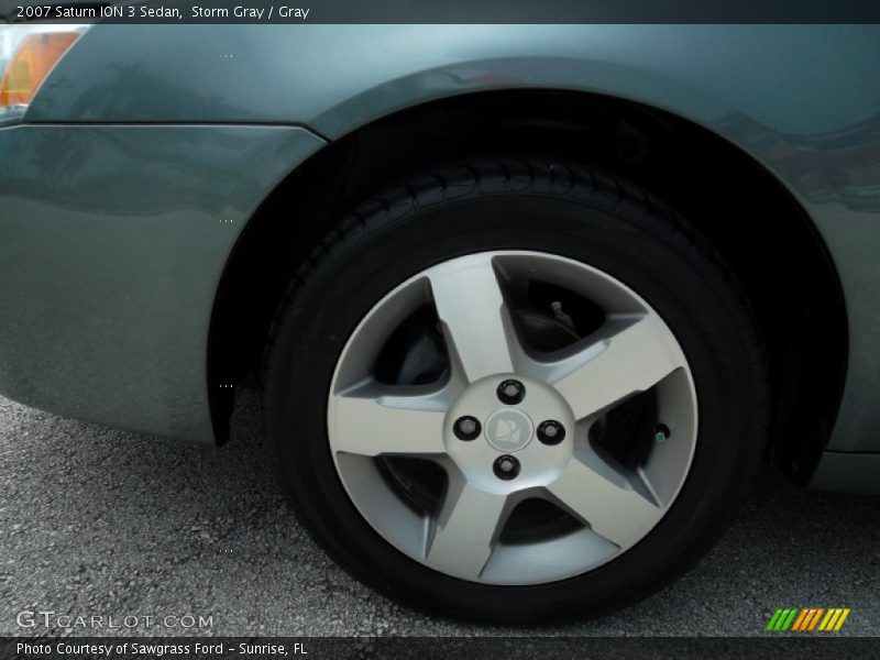 Storm Gray / Gray 2007 Saturn ION 3 Sedan