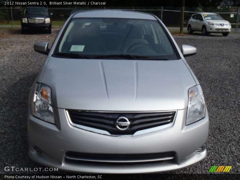 Brilliant Silver Metallic / Charcoal 2012 Nissan Sentra 2.0