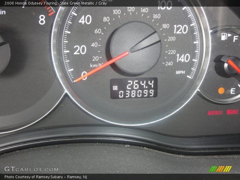 Slate Green Metallic / Gray 2006 Honda Odyssey Touring