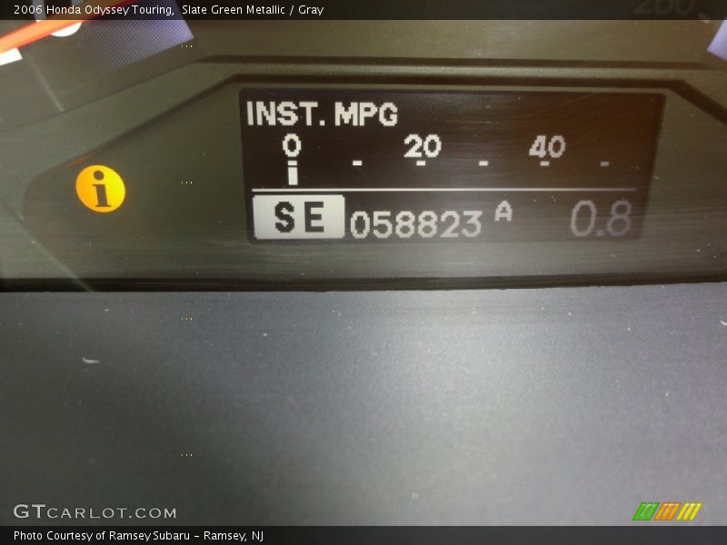 Slate Green Metallic / Gray 2006 Honda Odyssey Touring