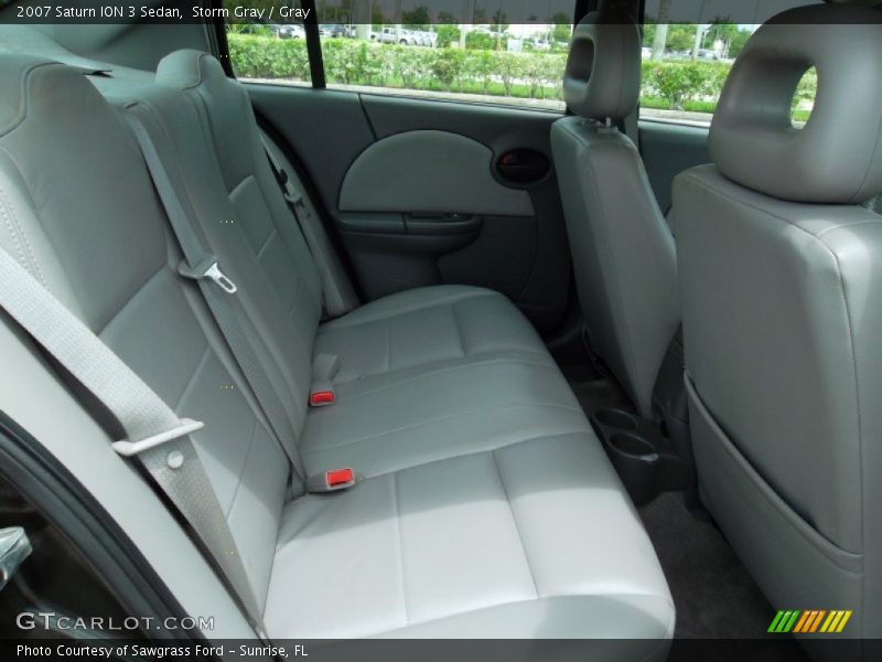 Storm Gray / Gray 2007 Saturn ION 3 Sedan