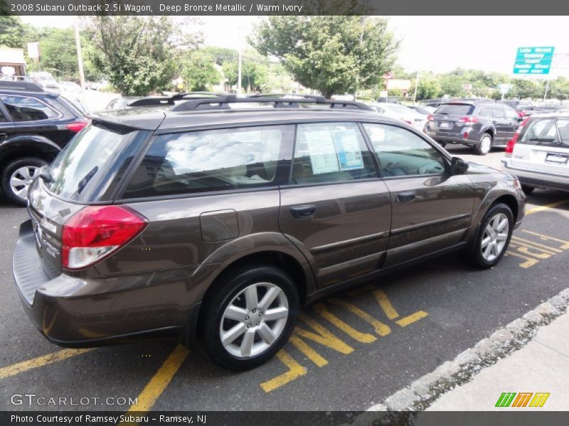 Deep Bronze Metallic / Warm Ivory 2008 Subaru Outback 2.5i Wagon