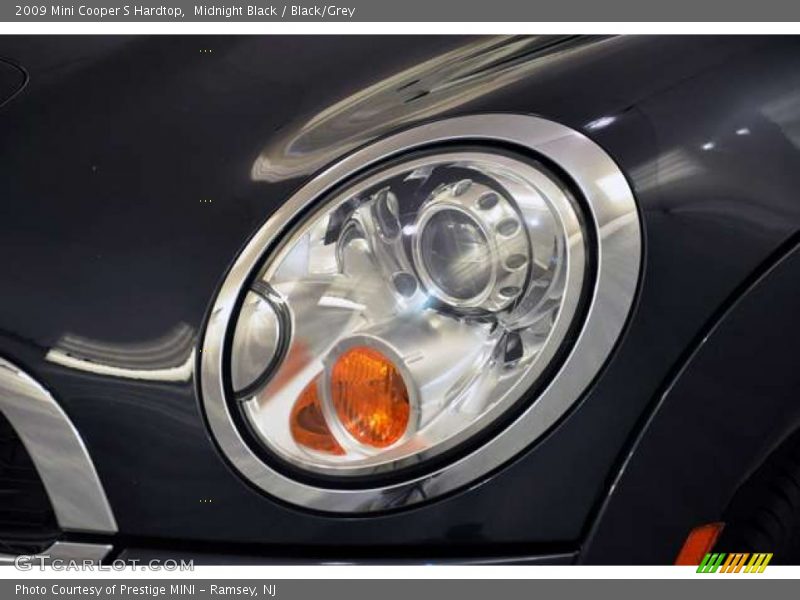 Midnight Black / Black/Grey 2009 Mini Cooper S Hardtop