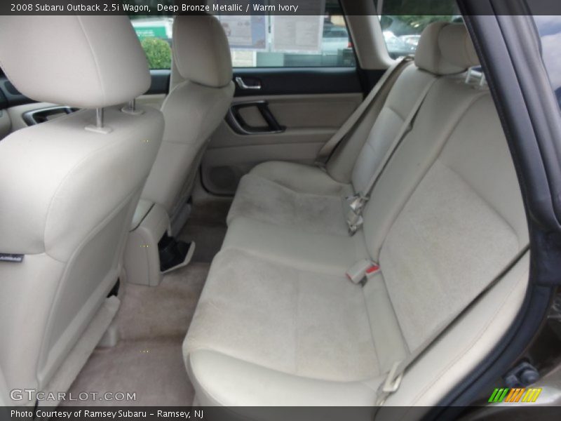 Deep Bronze Metallic / Warm Ivory 2008 Subaru Outback 2.5i Wagon