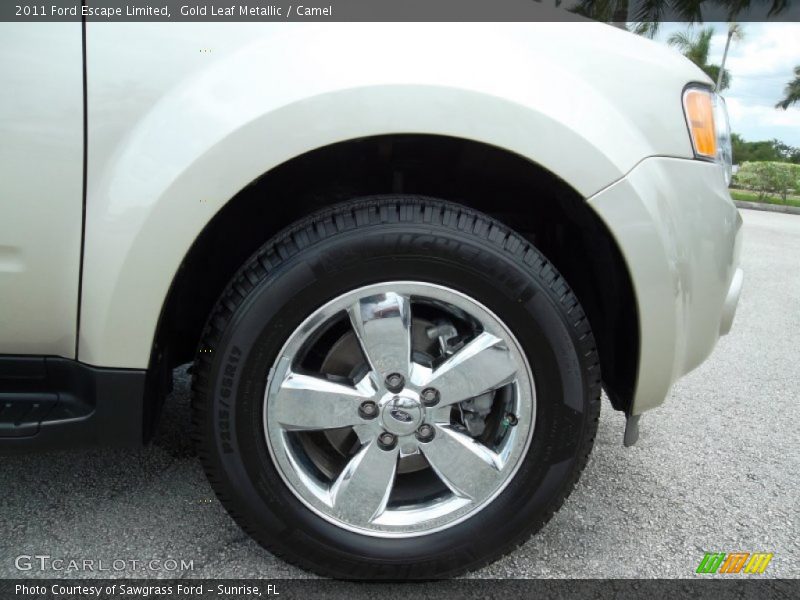 Gold Leaf Metallic / Camel 2011 Ford Escape Limited