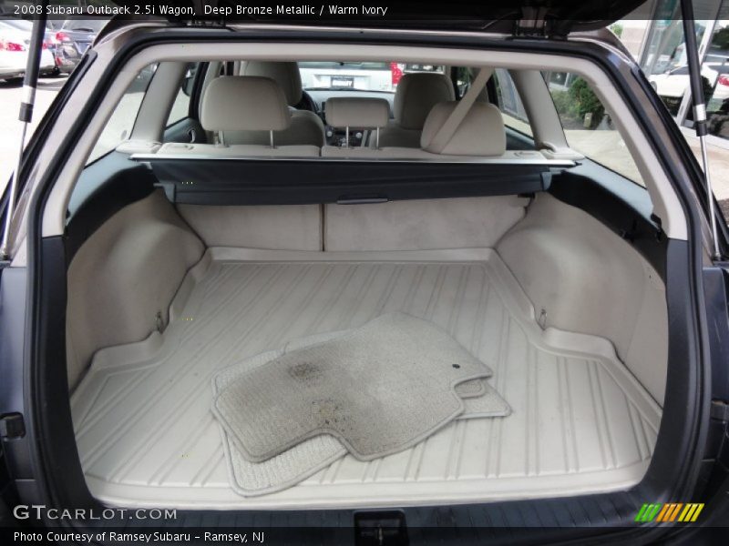 Deep Bronze Metallic / Warm Ivory 2008 Subaru Outback 2.5i Wagon