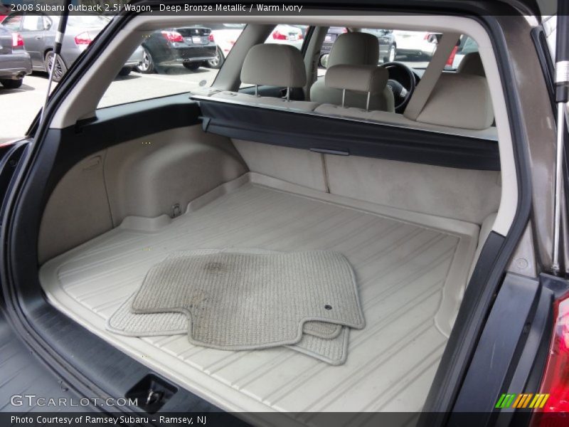 Deep Bronze Metallic / Warm Ivory 2008 Subaru Outback 2.5i Wagon