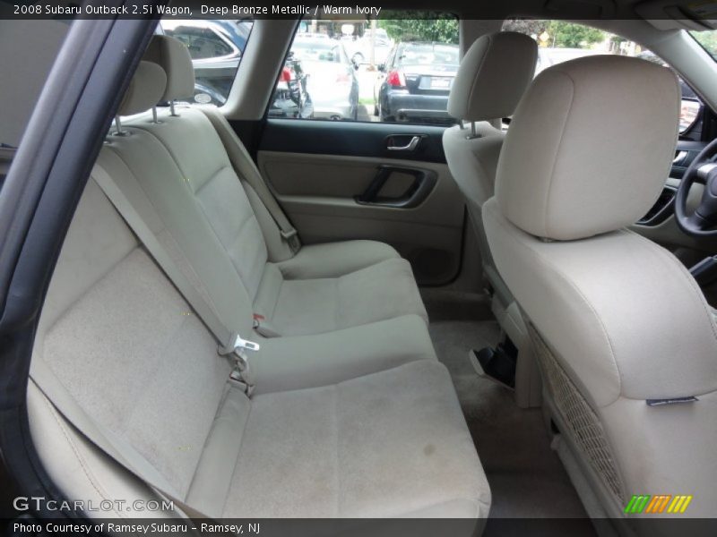 Deep Bronze Metallic / Warm Ivory 2008 Subaru Outback 2.5i Wagon