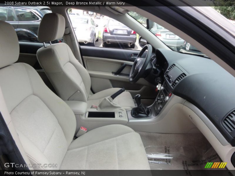 Deep Bronze Metallic / Warm Ivory 2008 Subaru Outback 2.5i Wagon