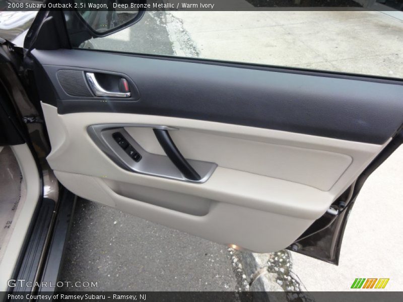 Deep Bronze Metallic / Warm Ivory 2008 Subaru Outback 2.5i Wagon