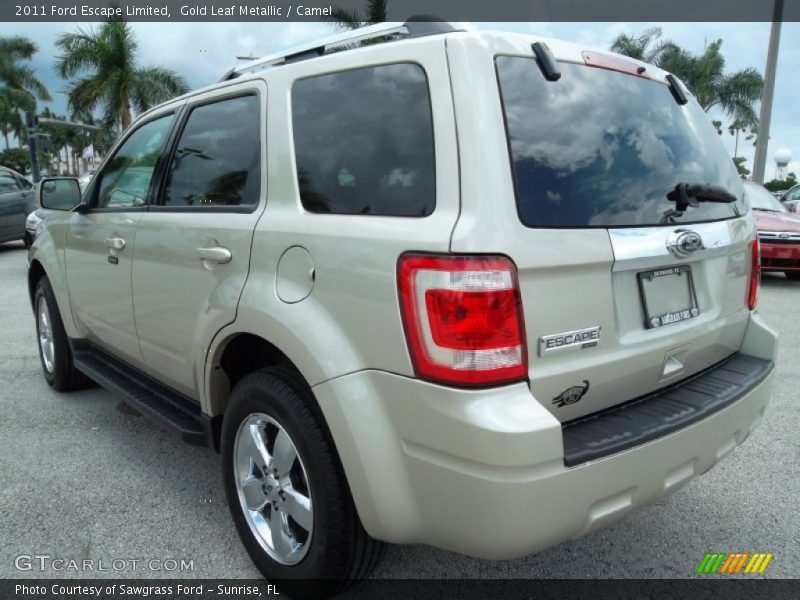 Gold Leaf Metallic / Camel 2011 Ford Escape Limited