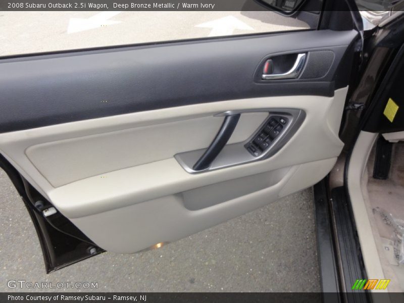Deep Bronze Metallic / Warm Ivory 2008 Subaru Outback 2.5i Wagon