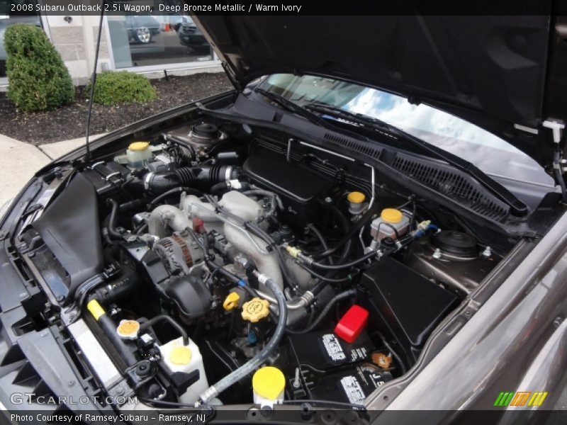 Deep Bronze Metallic / Warm Ivory 2008 Subaru Outback 2.5i Wagon