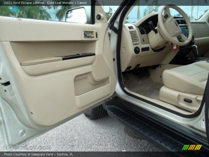 Gold Leaf Metallic / Camel 2011 Ford Escape Limited