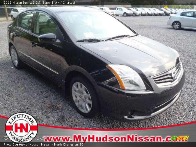 Super Black / Charcoal 2012 Nissan Sentra 2.0 S