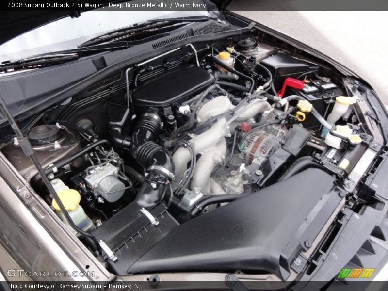 Deep Bronze Metallic / Warm Ivory 2008 Subaru Outback 2.5i Wagon