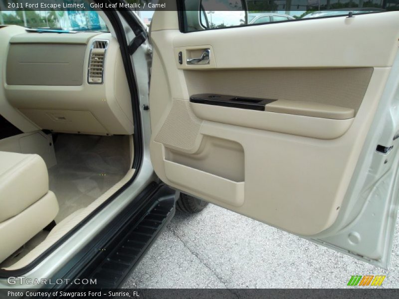 Gold Leaf Metallic / Camel 2011 Ford Escape Limited