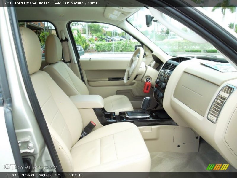 Gold Leaf Metallic / Camel 2011 Ford Escape Limited