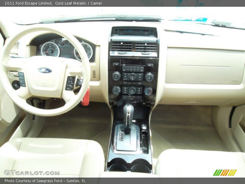 Gold Leaf Metallic / Camel 2011 Ford Escape Limited