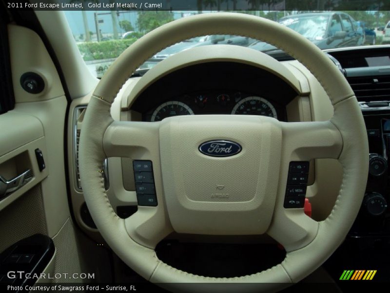 Gold Leaf Metallic / Camel 2011 Ford Escape Limited