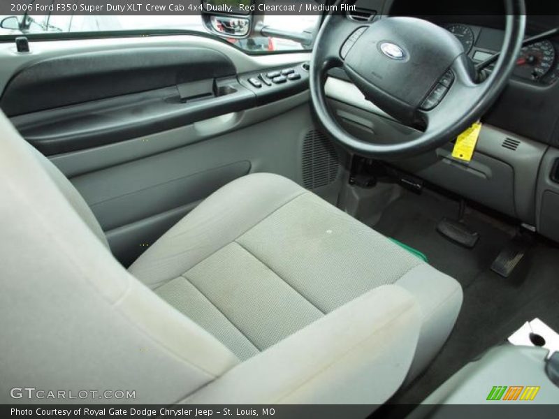 Red Clearcoat / Medium Flint 2006 Ford F350 Super Duty XLT Crew Cab 4x4 Dually