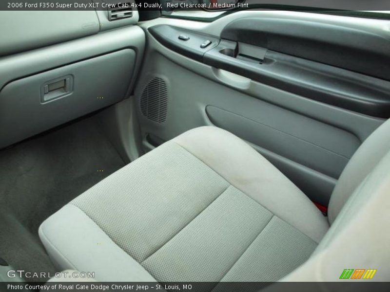 Red Clearcoat / Medium Flint 2006 Ford F350 Super Duty XLT Crew Cab 4x4 Dually