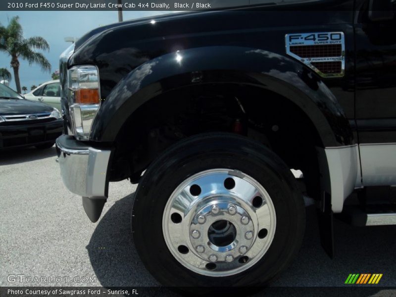 Black / Black 2010 Ford F450 Super Duty Lariat Crew Cab 4x4 Dually