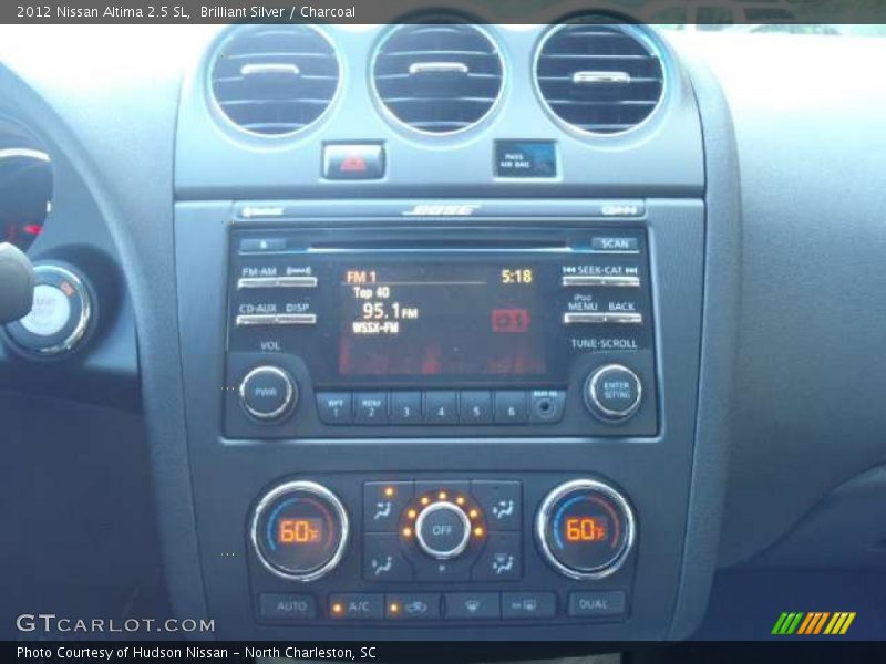 Brilliant Silver / Charcoal 2012 Nissan Altima 2.5 SL