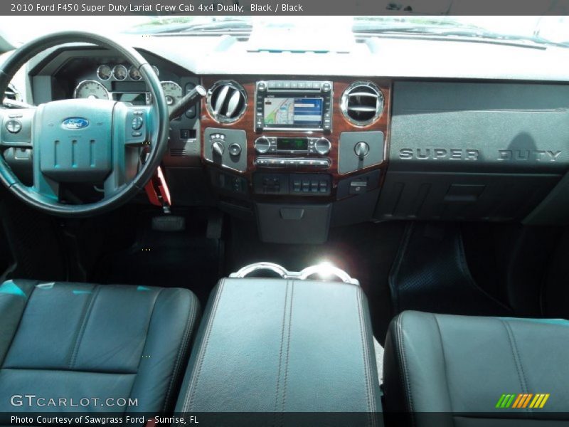Dashboard of 2010 F450 Super Duty Lariat Crew Cab 4x4 Dually