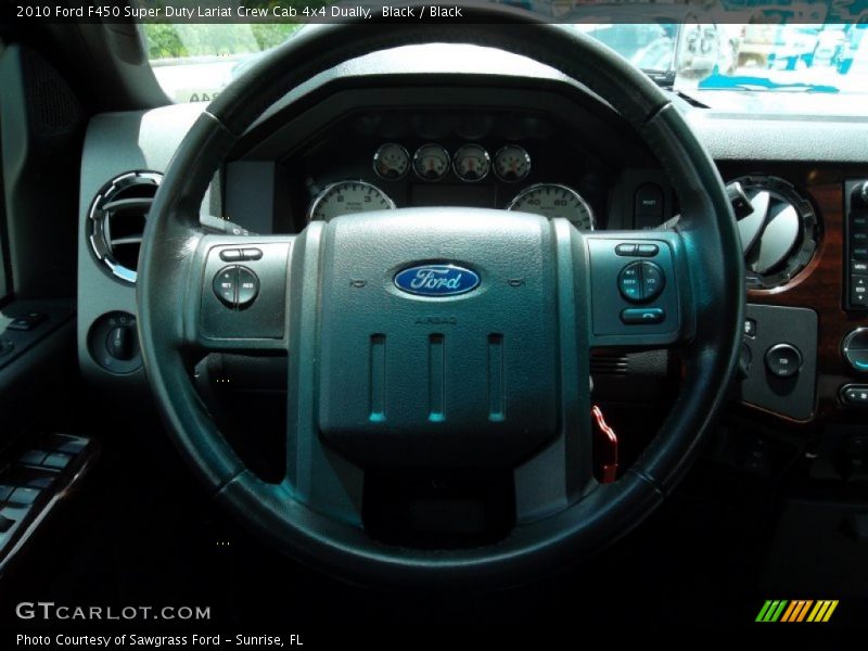 2010 F450 Super Duty Lariat Crew Cab 4x4 Dually Steering Wheel