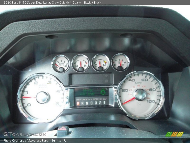  2010 F450 Super Duty Lariat Crew Cab 4x4 Dually Lariat Crew Cab 4x4 Dually Gauges